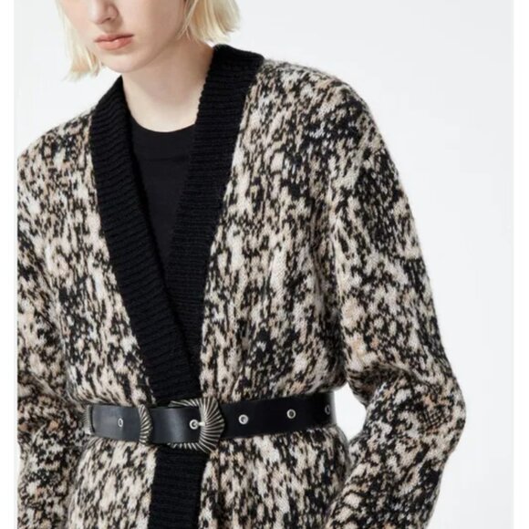 The Kooples Long, Oversized Mohair Knit Cardigan, Size M/L - Picture 5 of 10